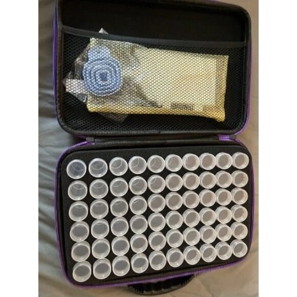 New 60-Slot Diamond Art Storage Case - Portable Shockproof Organizer - Picture 1 of 3